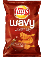 Lay's Wavy Hickory BBQ Potato Chips