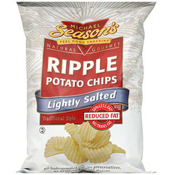 Michael Season's Lightly Salted Ripple Potato Chips