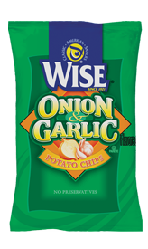 Wise Onion & Garlic Potato Chips