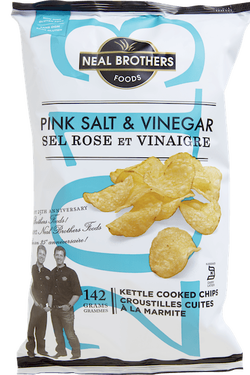 Neal Brothers Pink Salt & Vinegar Kettle Chips