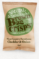 Brown Bag Crisps West Country Farmhouse Cheddar & Onion Review