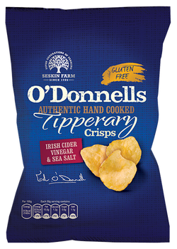 O'Donnells Mature Irish Sea Salt & Vinegar Crisps