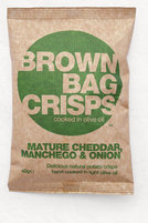 Brown Bag Crisps West Country Farmhouse Cheddar & Onion Review