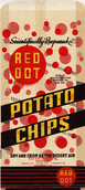 Vintage Red Dot Potato Chips Bag