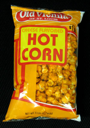 Hot Cheese Flavored Popcorn - Old Vienna of St. Louis