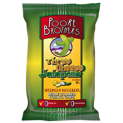 Poore Brothers Three Cheese Jalapeno Kettle Cooked Potato Chips