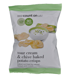 Marks & Spencer M&S Potato Crisps Count On Us Sour Cream & Chive