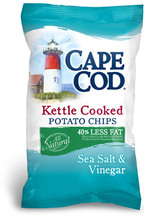 Cape Cod Sea Salt & Vinegar 40% Less Fat Kettle Cooked Potato Chips