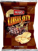Herr's Kansas City Prime Steak Potato Chips