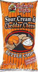 Dakota Style Sour Cream & Cheddar Cheese Kettle Chips