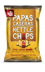 Classic Foods Papas Casera Kettle Chips Con Salsa