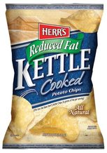 Herr's Redued Fat All Natural Kettle Cooked Potato Chips
