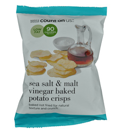 Marks & Spencer M&S Potato Crisps Count on Us Sea Salt & Malt Vinegar
