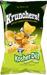Krunchers! Kosher Dill Kettle Cooked Potato Chips