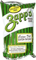 Zapp's Cajun Dill Gator Tators Kettle Cooked Potato Chips