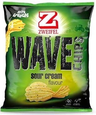 Zweifel Potato Chips Wave Sour Cream