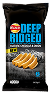 Walkers Deep Ridged Mature Cheddar & Onion Crisps Review