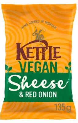  Kettle Vegan Sheese & Red Onion Crisps