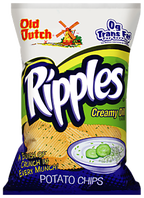 Old Dutch Foods Creamy Dill Ripples Potato Chips