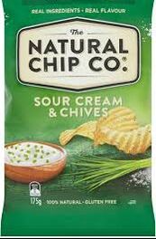 Snack Brands Australia Natural Chip Company sour cream chives Potato Chips Sea Salt & Vinegar