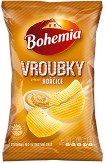 Bohemia Potato Chips Vroubky Mustard